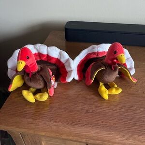 Ty Plush Turkey perf.condition. Very Rare. Selling elsewhere for 1200.00 for one